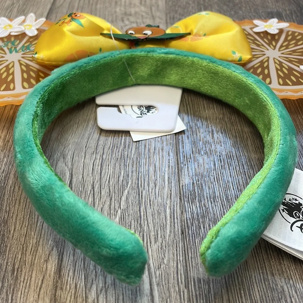 RARE HTF Brand New Disney Parks Squeeze Me Florida Orange Bird Minnie Bow Ears - Picture 7 of 9
